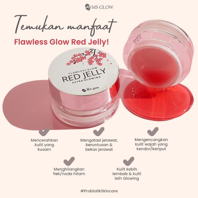 Jual FLAWLESS GLOW RED JELLY Shopee Indonesia