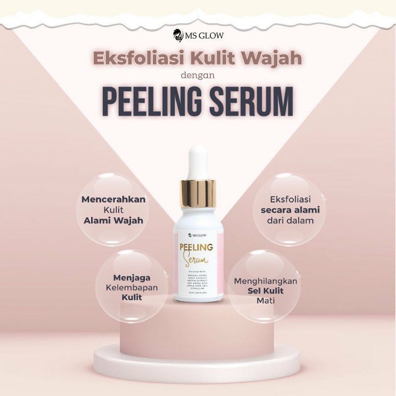 Jual Peeling Serum Ms Glow Original Bandar Lampung Shopee Indonesia