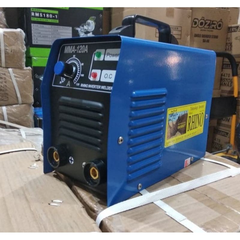 Jual Mesin Las Inverter RHINO 450 Watt 120 A Welder MMA Shopee Indonesia