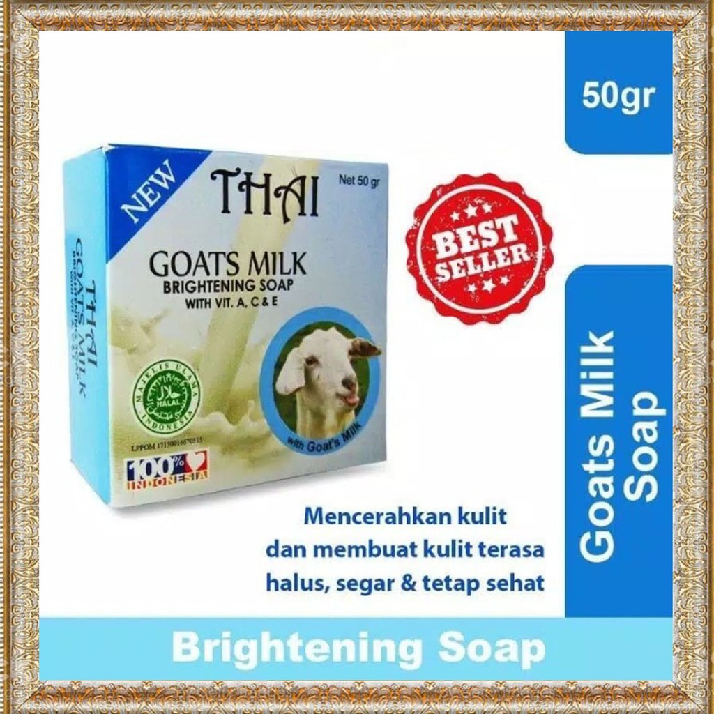 Jual Thai Goats Milk Soap Gr Sabun Thai Withening Shopee Indonesia