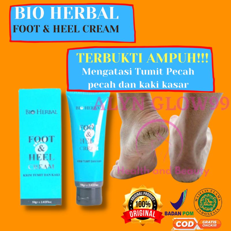 Jual BIO HERBAL FOOT HEEL CREAM Obat Kaki Pecah Dan Tumit Kering