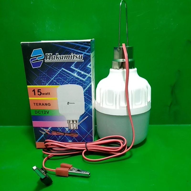 Jual Lampu Led Dc Batray Aki Hk W Shopee Indonesia