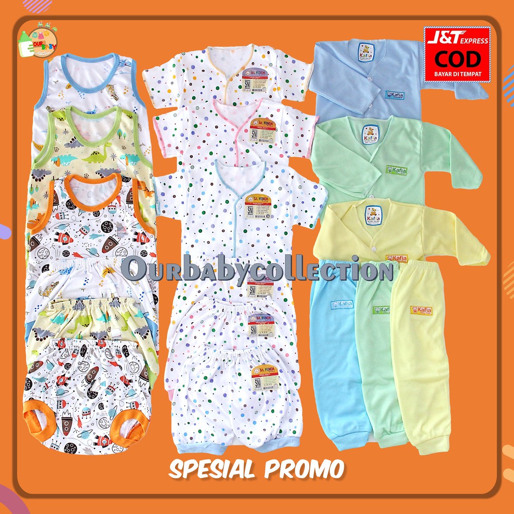 Jual PROMO PAKET PERLENGKAPAN BAYI BARU LAHIR BAJU BAYI NEWBORN 18PCS