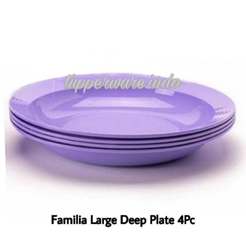 Jual Large Deep Plate Tupperware Blossom Plate Piring Tupperware