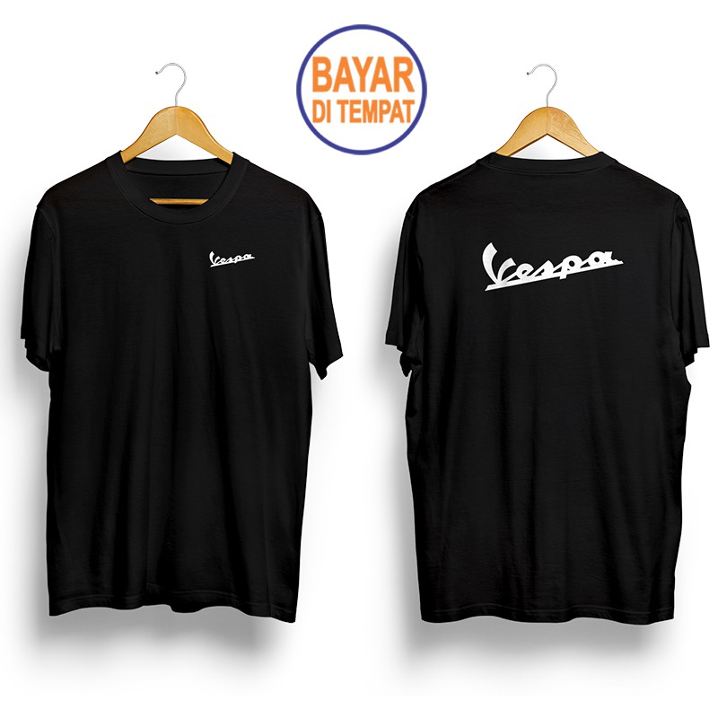 Jual Baju Kaos Vespa Piaggio Otomotif Motor Scooter Skuter Kaos Simpel