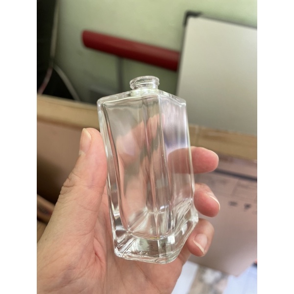 Jual Botol Parfum Kaca H Tebal Kotak Spray Hes 50ml Tutup Press Alat