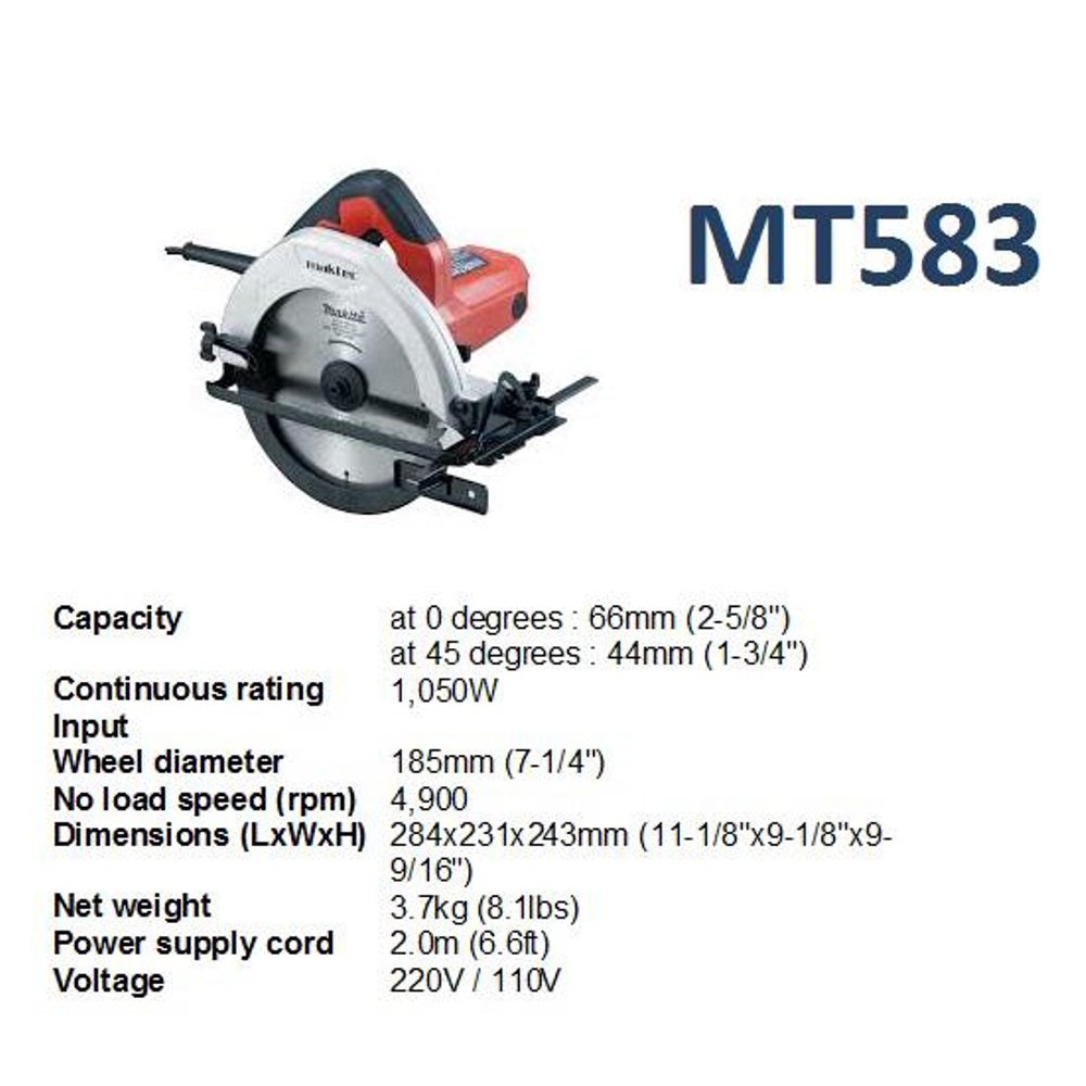 Jual Maktec Mt Mesin Gergaji Kayu Circular Saw Circle Inch