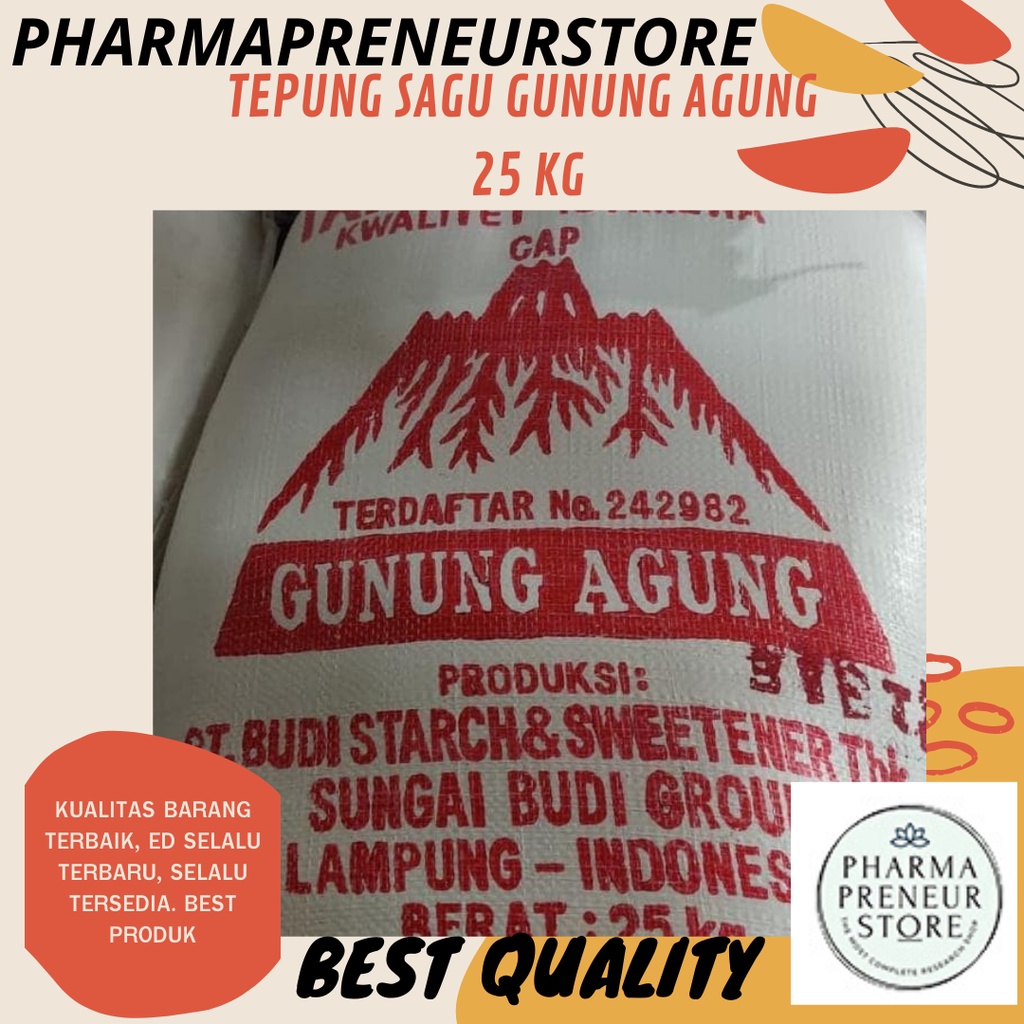 Jual Tepung Tapioka Gunung Agung Kg Best Quality Shopee Indonesia