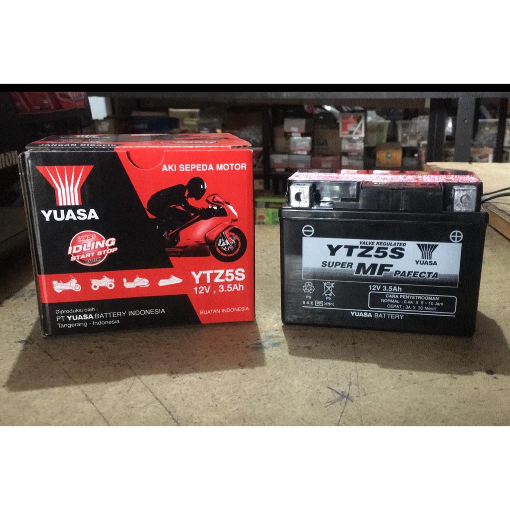 Jual YUASA MF YTZ5s YTZ 5s YTZ 5 S 12V 3 5Ah Shopee Indonesia