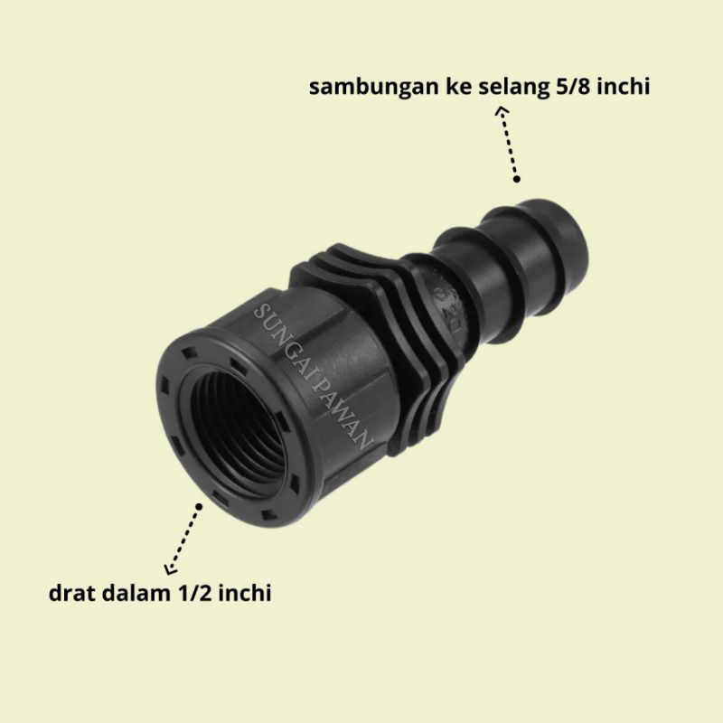 Jual Sambungan Penyambung Sambung Konektor Connector Drat Dalam In