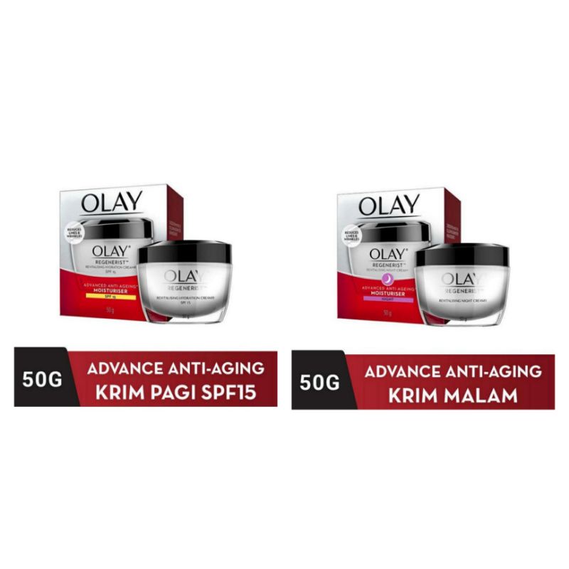 Jual Olay Regenerist Revitalising Night Cream Moisturizer 50g Shopee