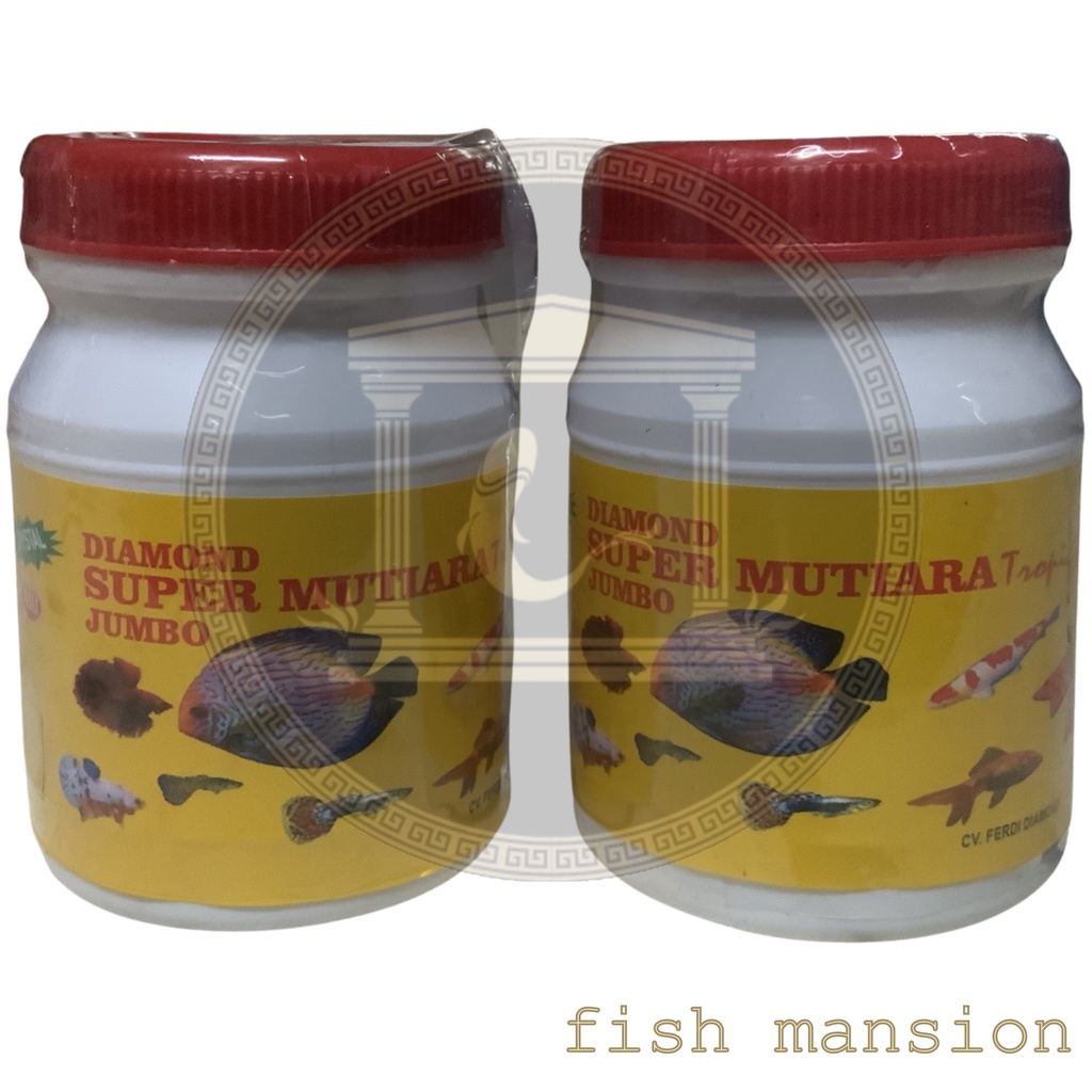 Jual DIAMOND Super Mutiara Crystal Makanan Ika Fish Pellets Pelet