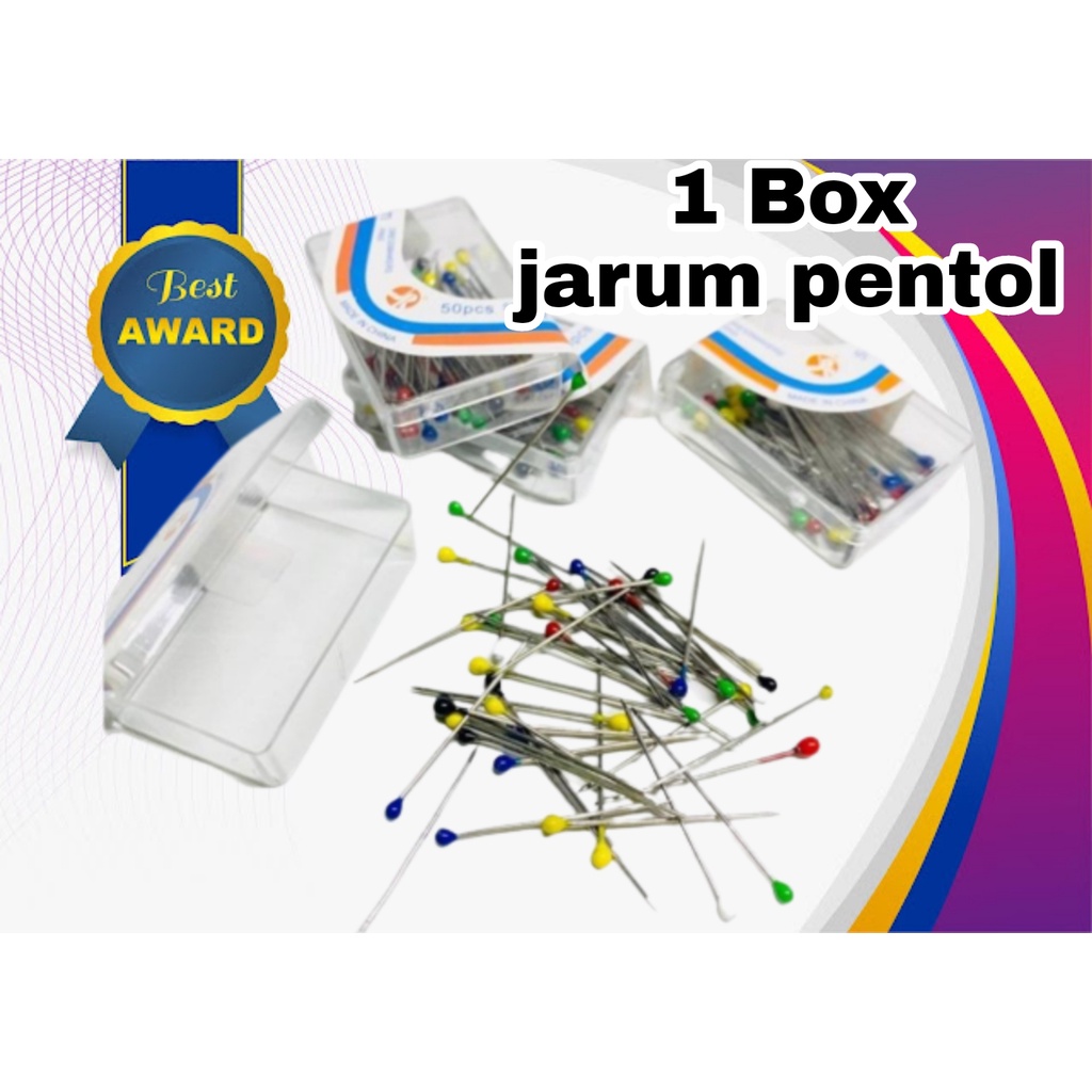 Jual Jarum Pentul Mini Box Atau Jarum Pin Hijab Shopee Indonesia