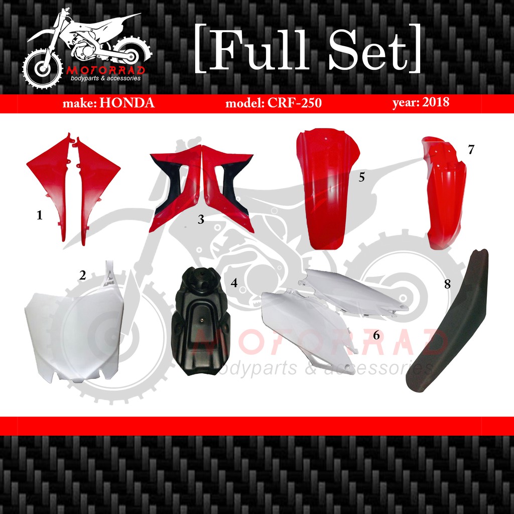 Jual Body Full Set Komplit Honda Crf R Shopee Indonesia