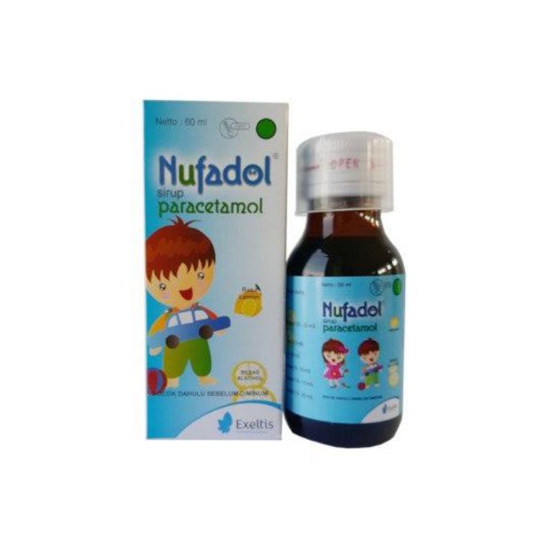 Jual Nufadol Syrup Sirup Paracetamol Syr 60ml 60 Ml Botol Shopee