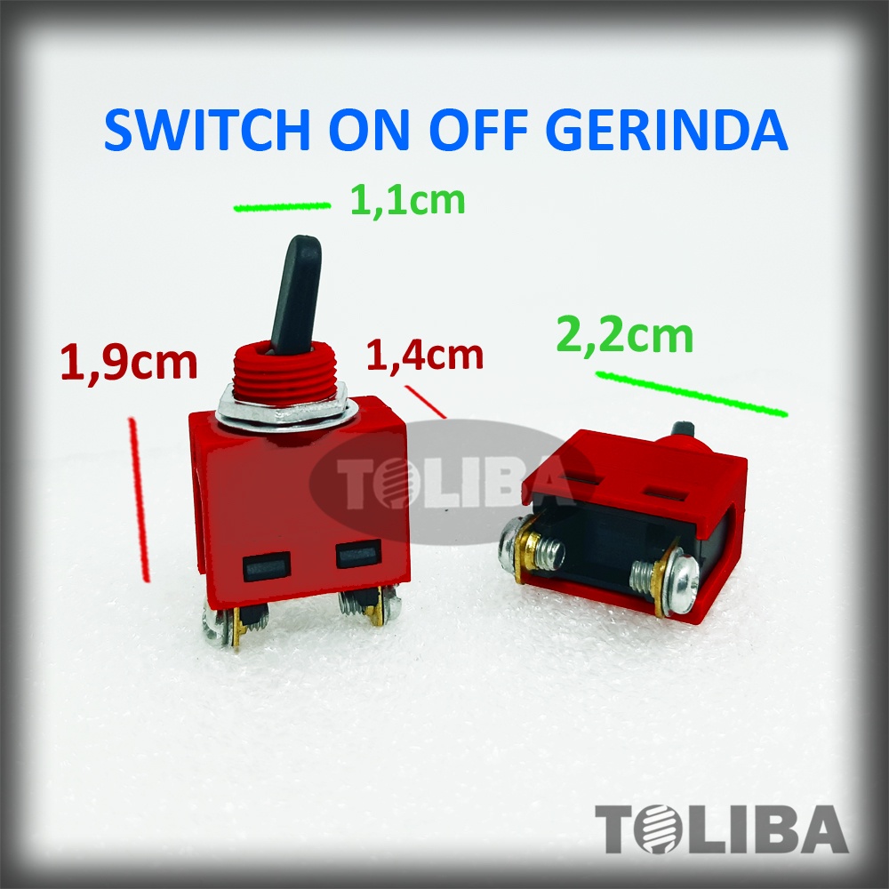 Jual Switch Mesin Saklar Gerinda Saklar On Off 2 Pin Saklar Toggle