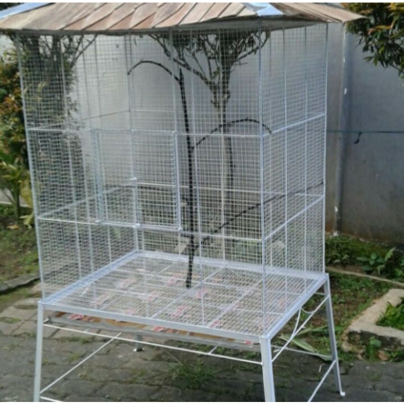 Jual Kandang Ternak Lovebird Atap Kayu Kalimantan Shopee Indonesia