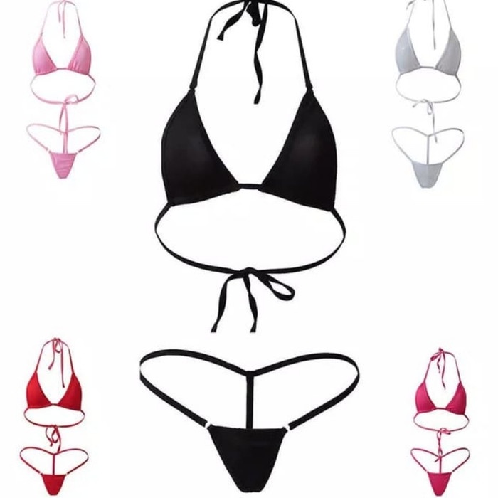 Jual BIKINI WOMEN SUPER WILD BIKINI G STRING THONG BRA SET SEXY BIKINI Shopee Indonesia
