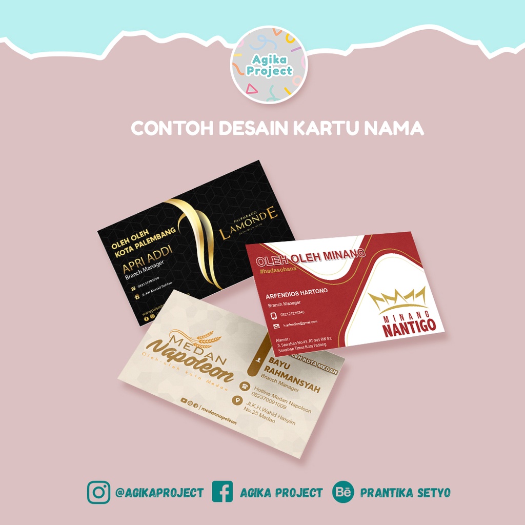 Jual Jasa Desain Kartu Nama Name Card Shopee Indonesia