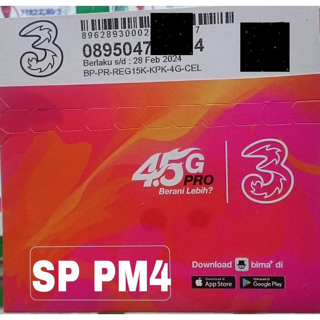 Jual Kartu Internet Three Pm Gb Gb Shopee Indonesia