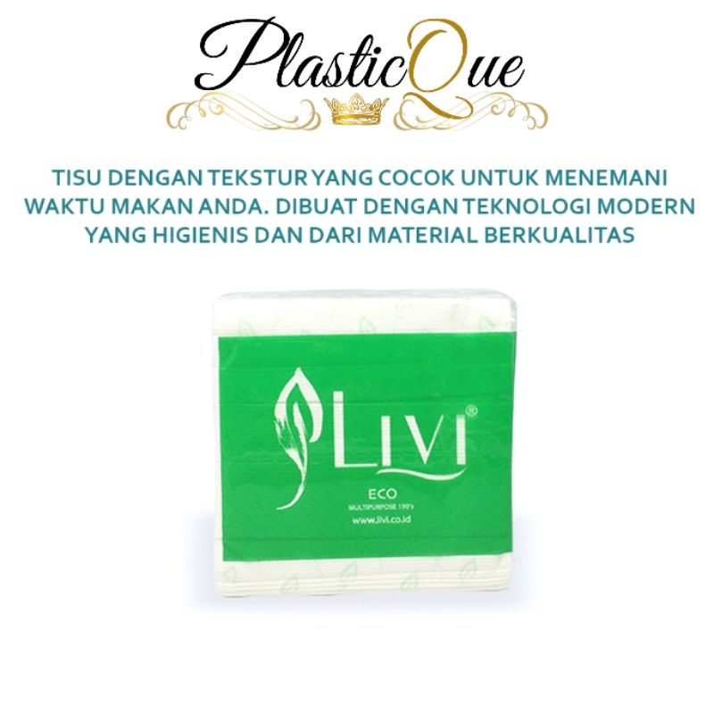 Jual Tisu Tissue Livi Eco Multipurpose Pop Up Sheet Ply S Ply