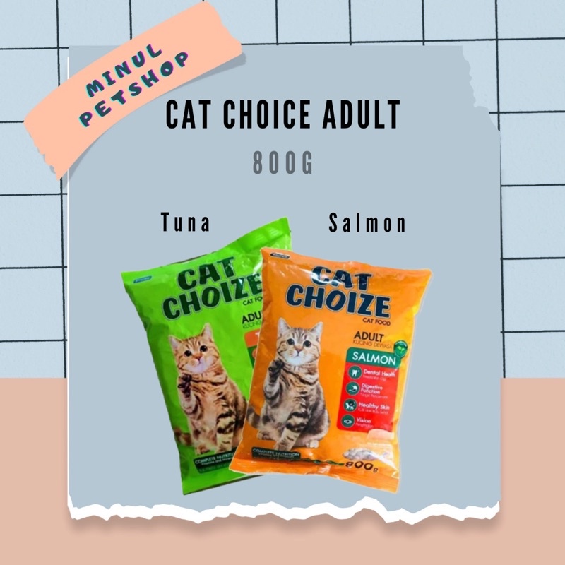 Jual Makanan Kucing Cat Choize Tuna Dan Salmon Adult 800gr Paling Murah