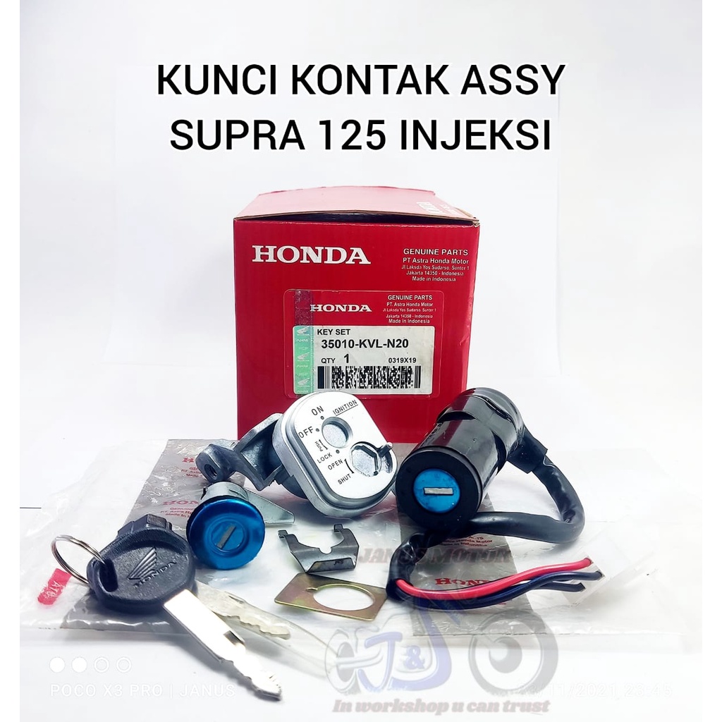 Jual Kunci Kontak Set Supra Injeksi Honda Kualitas Original Ahm