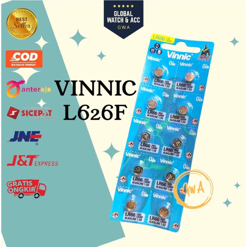 Jual Baterai Jam Vinnic Alkaline 1 5v Original Batere Vinic Shopee