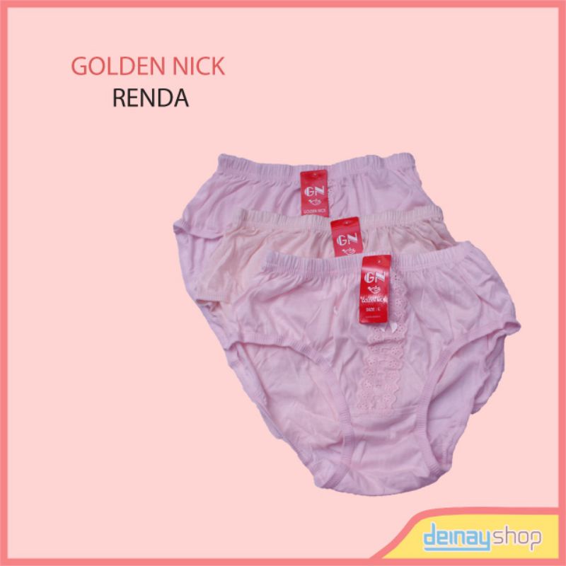 Jual Cd Celana Dalam Gn Golden Nick Renda Wanita Perempuan Dewasa Katun