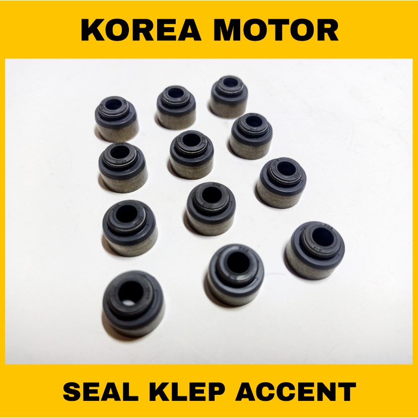 Jual Seal Klep Valve Hyundai Accent Verna Avega Getz 12pcs Shopee