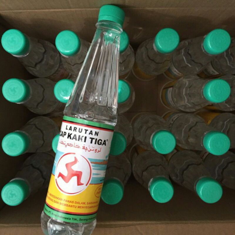 Jual Larutan Cap Kaki Tiga Ml Kemasan Botol Meredakan Panas Dalam