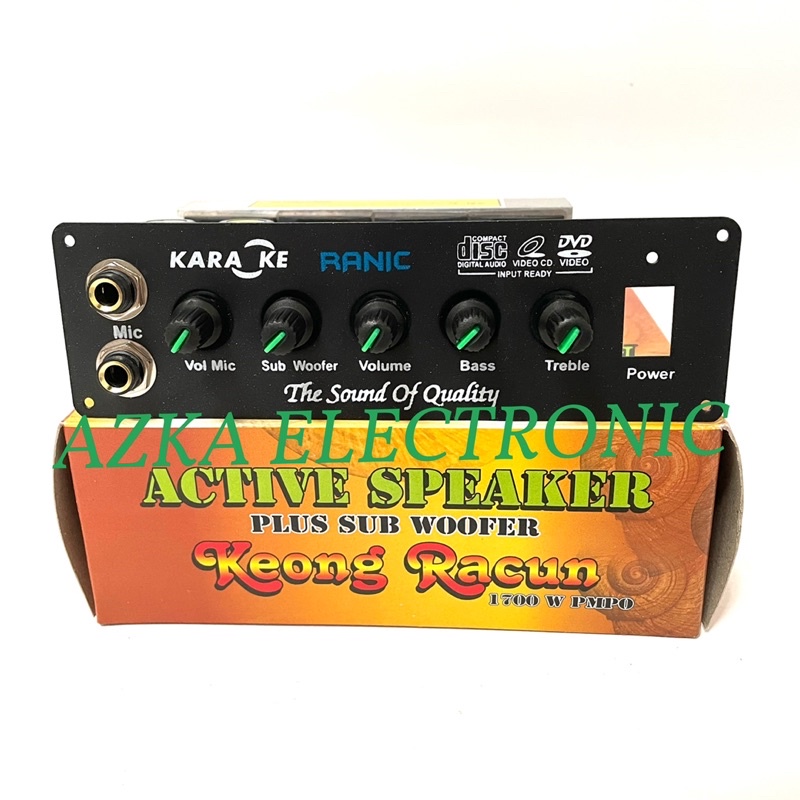 Jual Kit Power Amplifier Speaker Aktif Stereo Plus Subwoofer 1700W PMPO