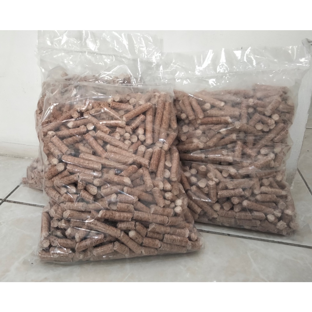 Jual WOOD PELLET PELET KAYU ALAS KANDANG HEWAN 1 Kg Shopee Indonesia