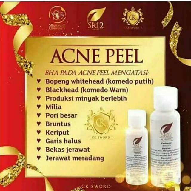 Jual Acne Peel Membantu Mengatasi Bopeng Harus Konsul Dulu