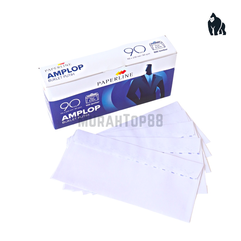 Jual Amplop Putih Pps Paperline Ukuran X Mm Shopee Indonesia