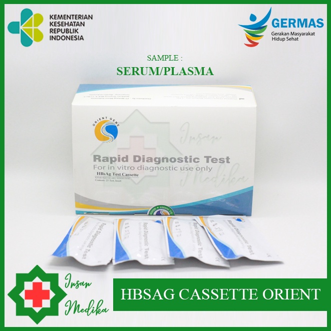 Jual Alat Test Hbsag Cassette Merk Orient Gene Isi Shopee Indonesia