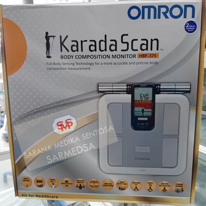 Jual Timbangan Omron Karada Scan HBF 375 Body Fat Composition Monitor