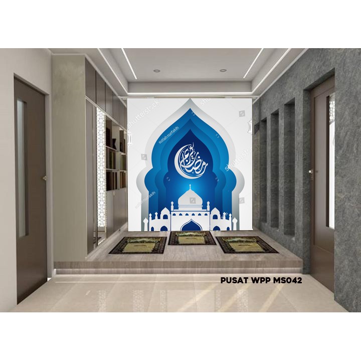 Jual Stiker Dinding Mushola Mihrab Besar Wallpaper Tembok Masjid