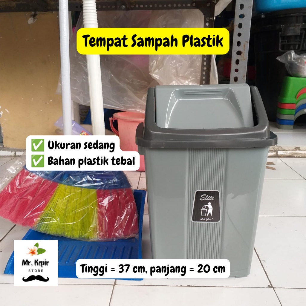 Jual Tempat Sampah Plastik Tutup Goyang Ukuran Kecil Kapasitas Liter