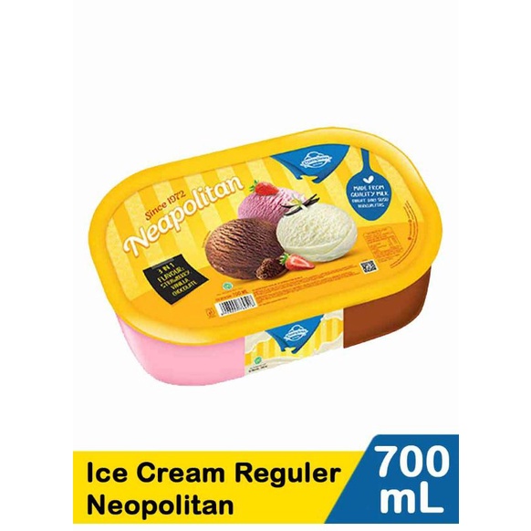 Jual Campina Ice Cream Regular Neapolitan 700Ml Shopee Indonesia