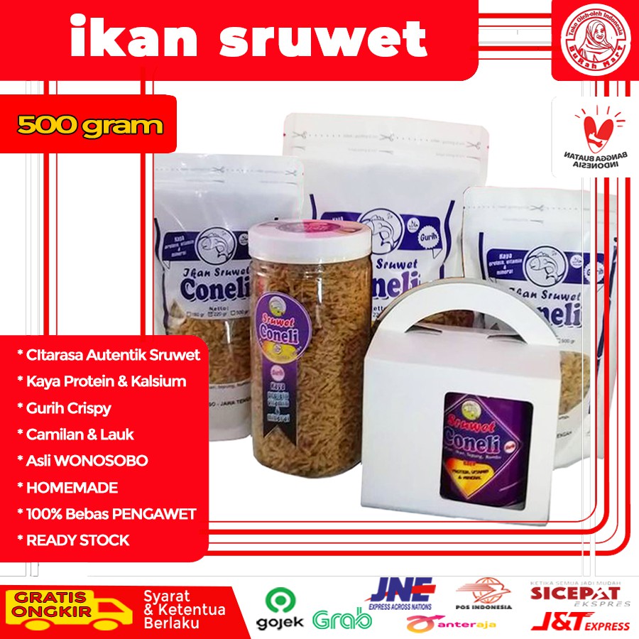 Jual Ikan Sruwet Crispy Baby Fish Crispy Camilan Lauk Pauk Murah Gurih