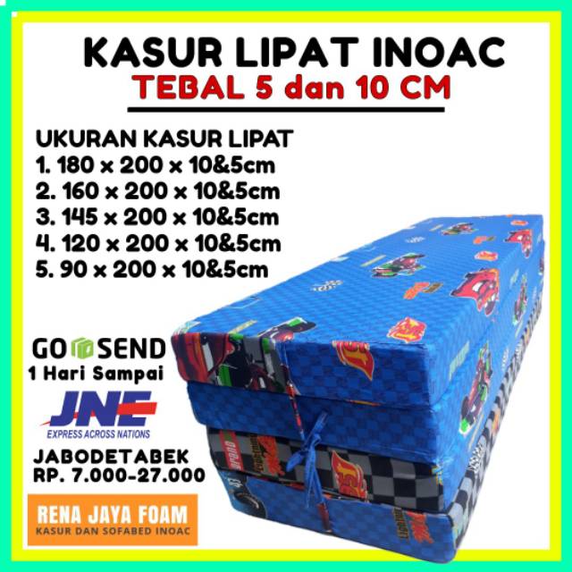 Jual Kasur Lipat Busa Inoac Tebal Cm X Anti Kempes