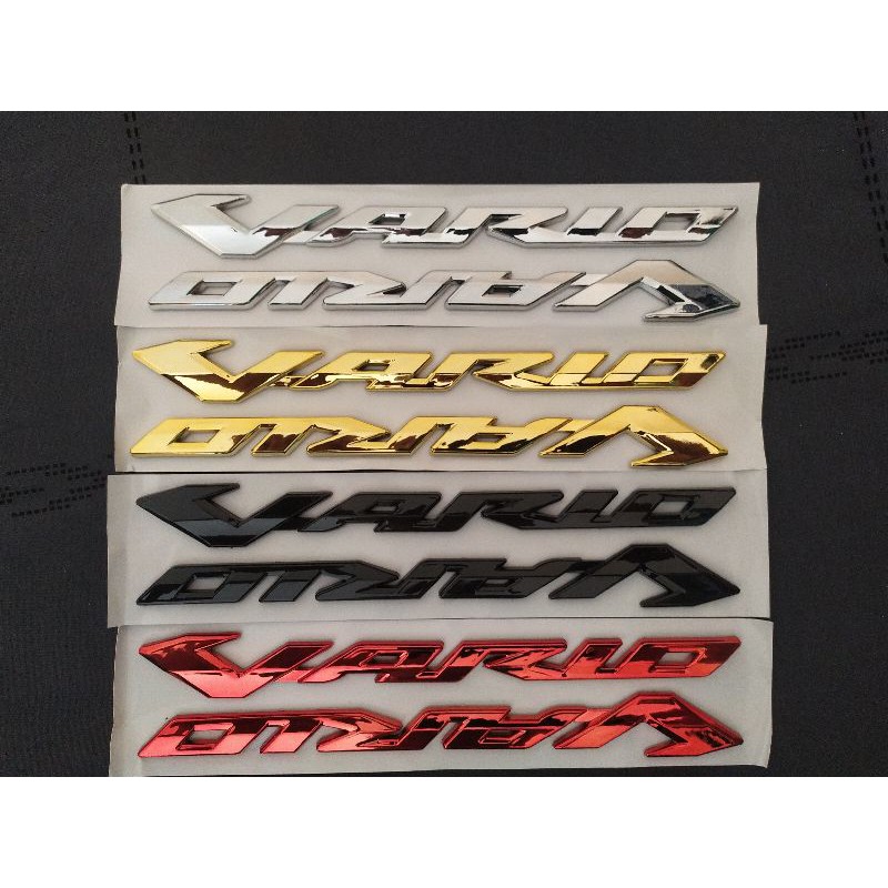 Jual SEPASANG Emblem Vario Timbul 125 150 Emblem Vario Satu Set