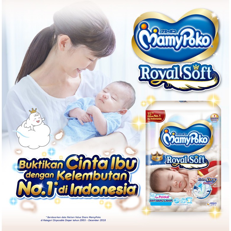 Jual Mamypoko Royal Soft Nb Nb Dan Nb Popok Bayi Tipe Perekat