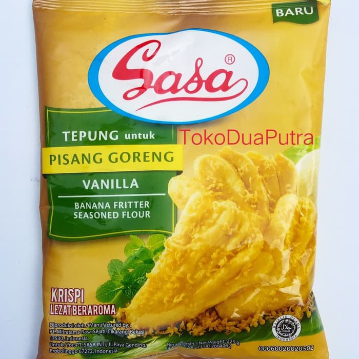 Jual SASA TEPUNG PISANG GORENG VANILA 210gr Shopee Indonesia