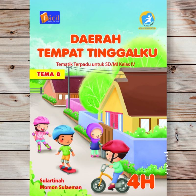 Jual Tematik Terpadu Untuk SD MI Kelas 4 Grafindo Facil Kurikulum 2013