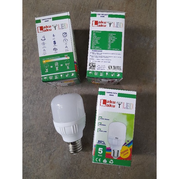 Jual Lampu Bohlam Led W Kapsul Laku Laku T Bulb Sni Shopee Indonesia