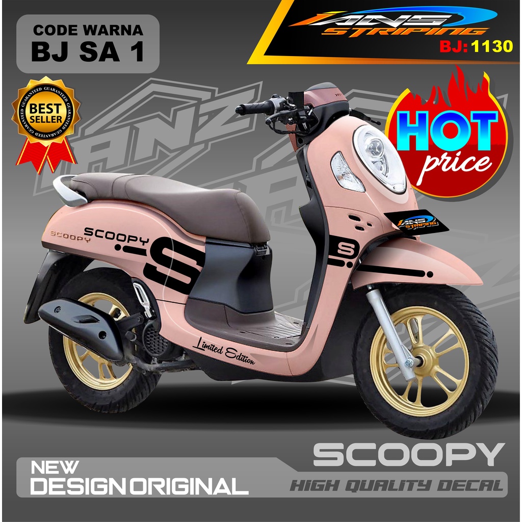 Jual Stiker Decal Honda Scoopy Full Body Terbaru Sticker Variasi