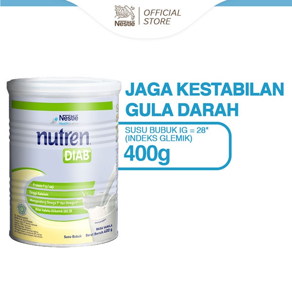 Jual Nestle Nutren Susu Untuk Penyandang Diabetes Rasa Vanilla Gr