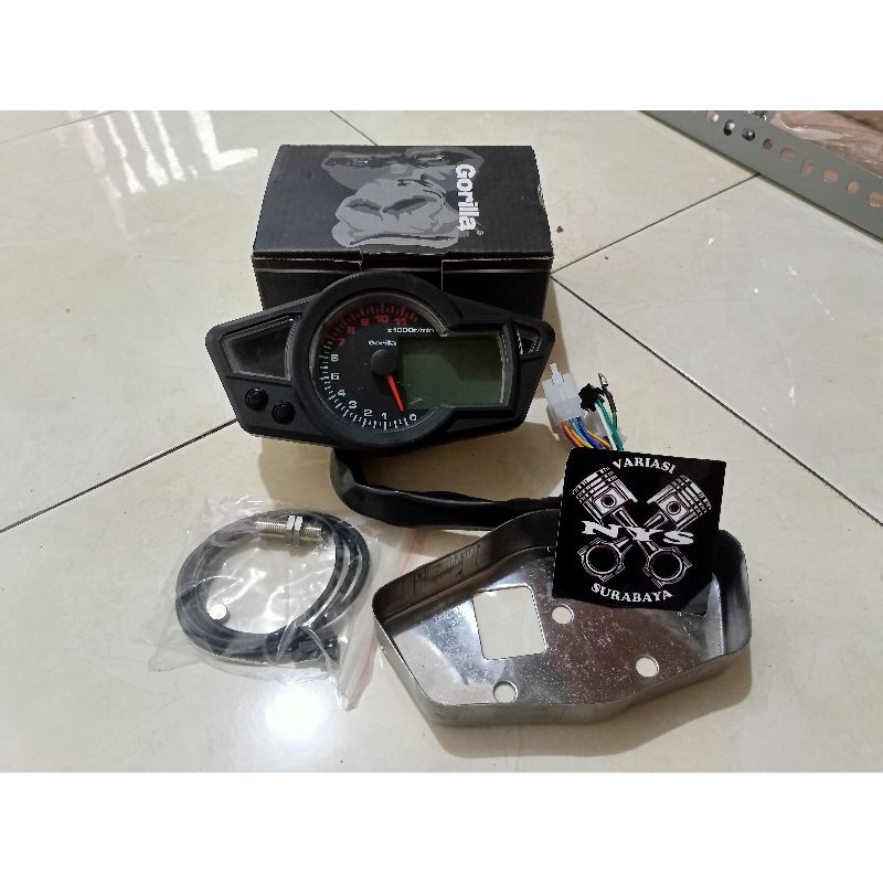 Jual Speedometer Spidometer Odometer Digital Motor Koso Rx N Sudah Set